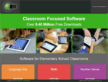 Tablet Screenshot of classroomfocusedsoftware.com